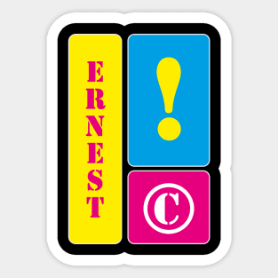 My name is Ernest Sticker